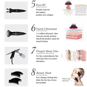 8 1 Hydro Facial Skin Care Machine OM-HF5 EU Plug Multifunctional Hydradermabrasion Blackhead Removal Anti-aging Salon Beauty - Product Image 6