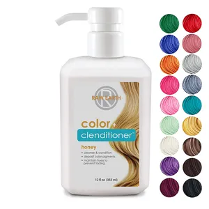 RAW EARTH Clenditioner Color Depositing Conditioner Colorwash of Color while you cleanse