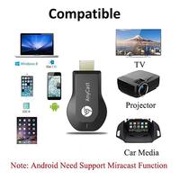 1080P Anycast M9Plus HDTV Compatible TV Stick WIFI Affichage TV Dongle Récepteur DLNA Partager Écran Pour Android Miracast Airplay