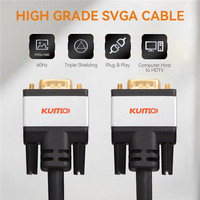 Benutzer definierter Hersteller Stecker zu Stecker 1080P VGA-Kabel 15-poliges VGA-Audio kabel