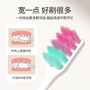 Beno Premium Soft Bristle Toothbrush Adult Wide Head High Quality Manual Toothbrush For Daily Oral Care - Product Image 3