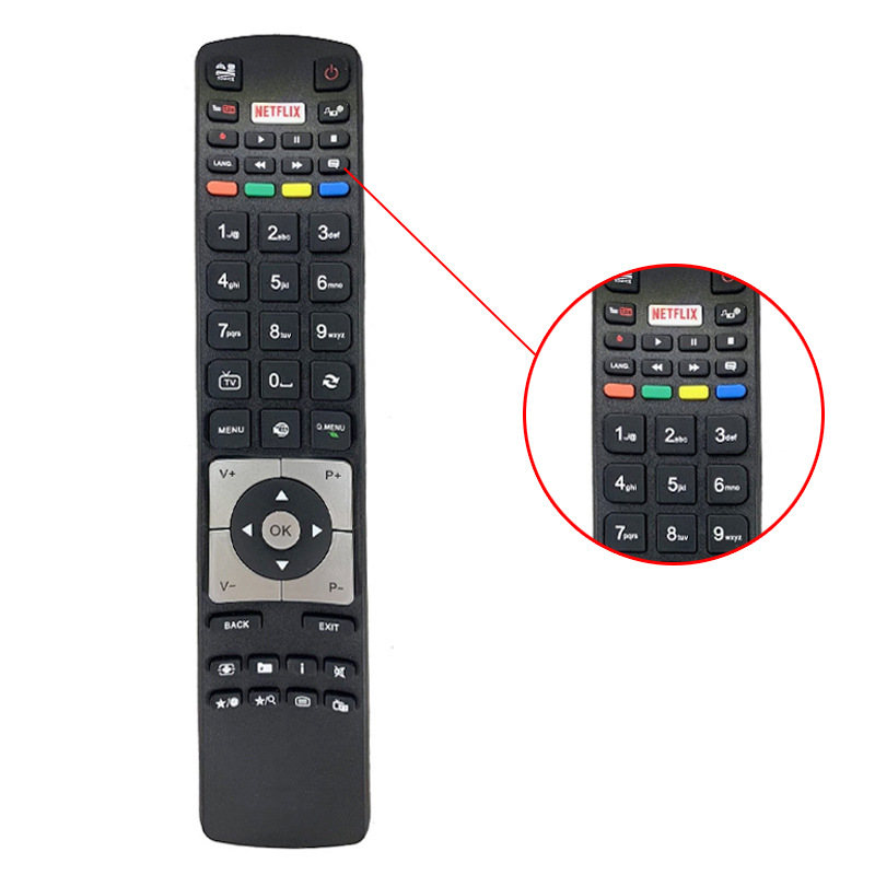 VINABTY RC5118 Telecomando Universale Sostitutivo Per TV Hitachi, Polaroid, Finlux E Altri
