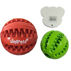 2024 fabrika sıcak satış TPR interaktif dayanıklı çiğnemek doğal kauçuk sızdıran gıda köpek topu oyuncak - Product Image 4