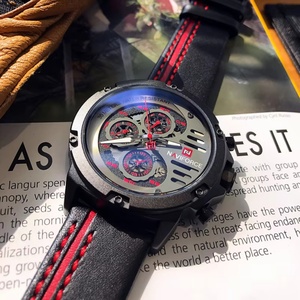 Montres NAVIFORCE pour hommes, montres de luxe, étanches, à quartz, avec date, bracelet en cuir, montre de sport, montre décontractée, montre homme, Relojes Hombre 2020 - Product Image 4