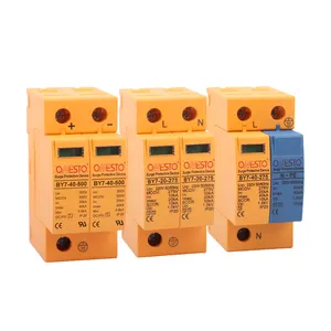 2P DC Surge Arrester Protector DC SPD 500V 800V 1000V DC Solar Surge Protective Device for Photovoltaic System