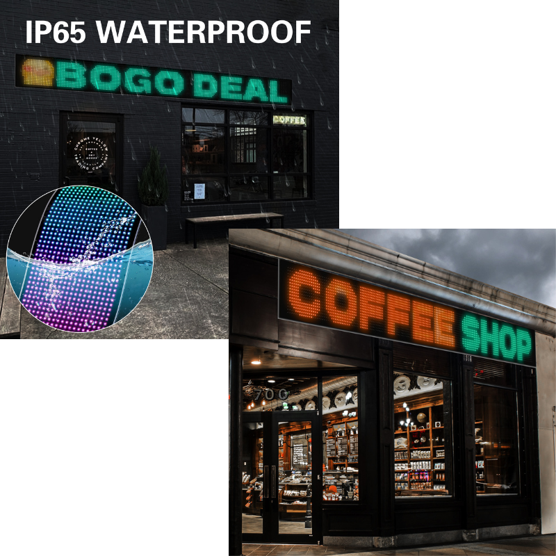 transparent flexible film screen led display
