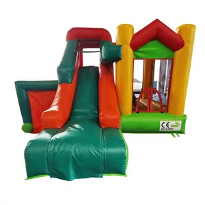 Castillo inflable comercial para niños con tobogán para fiestas al aire libre - Product Image 1