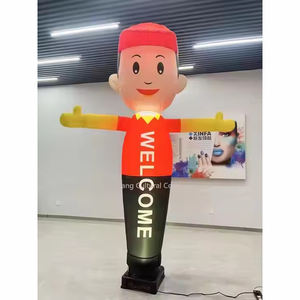 Wacky Waving Hand 3M High Outdoor Welcome Man Puppet Inflable Air <span class=keywords><strong>Dancer</strong></span> para una promoción publicitaria efectiva - Product Image 1