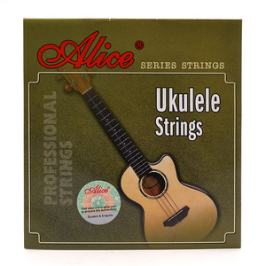 ALICE Rõ Ràng Nylon Chuỗi AU04 Chuyên Nghiệp <span class=keywords><strong>Ukulele</strong></span> Uku 4 Chuỗi Encordoamento Trong Suốt - Product Image 1