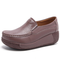 Mode femmes décontracté sport baskets chaussures à semelle souple reniflard anti-glissant bureau extérieur appartements mocassins marche Style chaussures