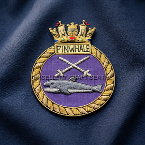 FINWHALE High Quality Lace Embroidered Patch <b>Sew</b>-On Fabric Badge Circular Luxury Design for Garment - Product Image 1
