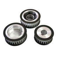 Poulie de distribution à denture trapézoïdale HTD 8M 5M T20, 40 dents, en caoutchouc, pour routeur CNC, marque OEM Mighty, garantie 3 mois