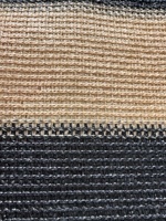 Serre agricole de jardin Noir Beige Blanc Imperméable Hdpe Anti Uv Mesh Sun Shade Sail Net for Agriculture Green House Car Parking