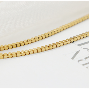 NYY - Abalorios Cuadrados de Acero Inoxidable con Baño de Oro PVD de 18K, Resistentes al Deslustre, para Pulseras de Tobillo DIY para Mujer - Product Image 5