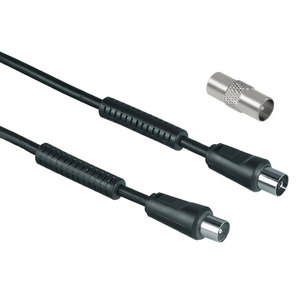 Cavo antenne avec adaptateur 85 Db noir 3m 00205306 - Product Image 2