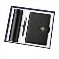 Ensemble cadeau d'entreprise de souvenirs haut de gamme pour les clients, carnet de notes A5 avec stylo, coffret cadeau pour kit de récompense des employés