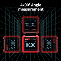 Inclinomètre numérique UNI-T LM320C, mesureur d'angle magnétique, niveau électronique 4 x 90 degrés, rapporteur, goniomètre