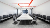 Mesa de Conferencia Moderna, Escritorio Rectangular para Sala de Reuniones, Estación de Trabajo de Oficina para 6 a 16 Personas