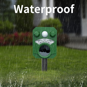 Repelente Solar de animales, dispositivo de repetición de plagas, detección de movimiento disuasorio, frecuencia ajustable, Sonic, perro, ciervo, Skunk - Product Image 3