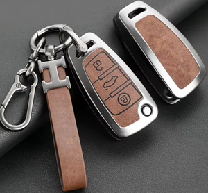 Custodia Protettiva per Chiavi Auto in Lega di Zinco, Design Lussuoso, Portatile, Senza Blocco del Segnale, per <span class=keywords><strong>Audi</strong></span> A3 A4 S3, MOQ Basso - Product Image 2
