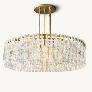 Lámpara de Araña Redonda Marignan de Cristal K9 para Sala de Estar, Comedor, Iluminación para el Hogar, Decoración del Hogar - Product Image 2