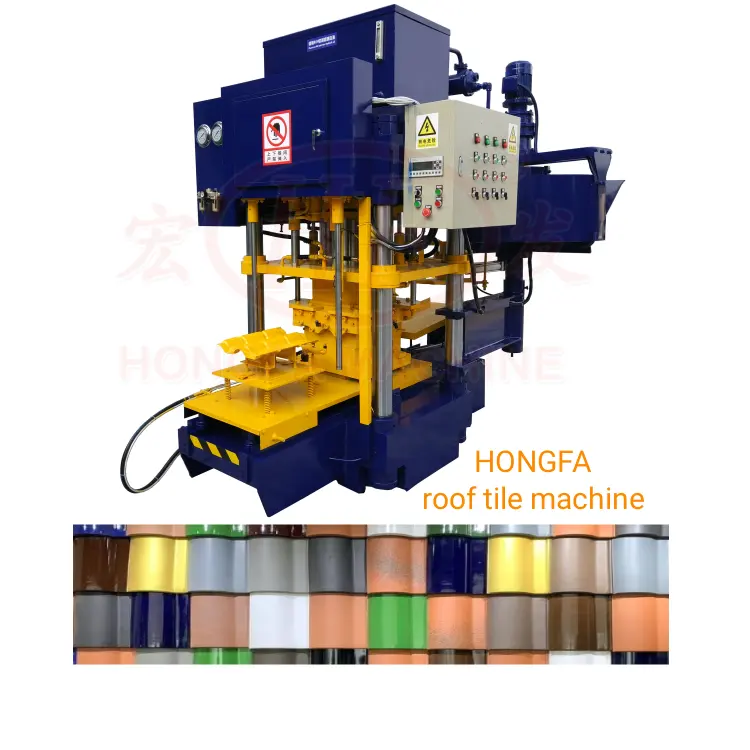 Terrazzo Roof Tile Press Machine Marble Concrete Terrazzo Tile Making Machine cement tile for roofing sheet and flooring