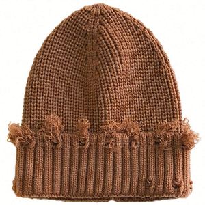 Wholesale Winter <b>Hat</b> Custom logo Kids Adult Personality Fashion Knitted Warm <b>Hat</b> Winter Stylish Trend Dome Winter <b>Hat</b> - Product Image 6