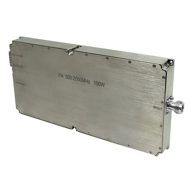 Factory Wholesale Price 300-2000MHz 100W Wideband RF Power Amplifier  Booster amplifier for Laboratory test