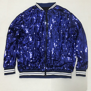 Vendita calda in fabbrica stile squadre di calcio <span class=keywords><strong>blu</strong></span> abiti da festa in paillettes da donna <span class=keywords><strong>abito</strong></span> da donna con paillettes <span class=keywords><strong>lungo</strong></span> t Shirt - Product Image 3