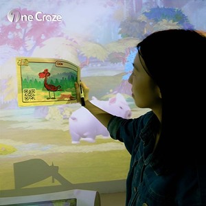 Système de jeu interactif mural de projection immersif AR pour enfants : dessin, <span class=keywords><strong>peinture</strong></span> et jeu multijoueur en réalité augmentée pour aire de jeux intérieure - Product Image 5