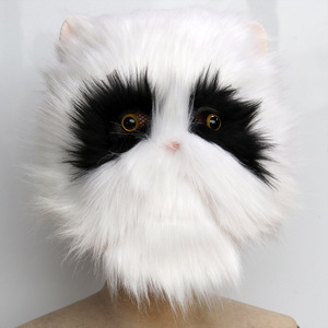 Máscara de Husky de Peluche, Talla Única, Disfraz de Halloween, Cosplay, Accesorio de Cabeza de Animal - Product Image 2