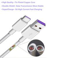 Câble 3 pieds Super Charge 5A type-c pour Huawei Mate 9 /Mate 10/Mate RS/Mate 9 Pro/P10 /P10 plus/honour 10/V10