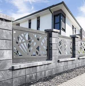 Modern Lazer Kesim Metal Çit Paneli CNC Hassas Kesim ile Bahçe Sınırı ve Gizlilik Perdesi - Product Image 1