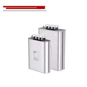 Nuovo condensatore di compensazione reattiva 400V 450V 20/25/30/40/50kvar BZMJ0.45 BSMJS a bassa tensione parallelo condensatore di potenza