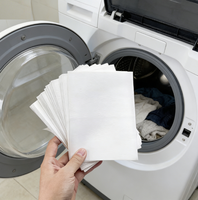 Feuilles de lessive écologiques en gros pour le camping, faible MOQ, sans résidus, pour le nettoyage du linge
