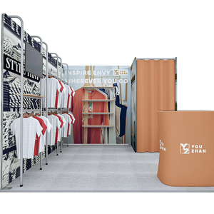 Phổ biến nhất xách tay quần áo gian hàng với phù hợp phòng tiếp tân khu vực hiển thị kệ cho triển lãm và Backdrop đứng sử dụng - Product Image 1