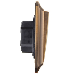 Bronze <span class=keywords><strong>2</strong></span> Gang 1 <span class=keywords><strong>Way</strong></span> 16A CE chứng nhận điện Tường Đèn ổ cắm và chuyển đổi - Product Image 6