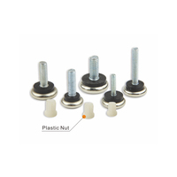 Professionnel personnalisé acier + PP Base réglable ajuster ajusteur Table canapé établi niveleur nivellement niveau jambe pieds