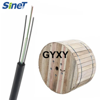 Câble à double usage intérieur/extérieur JET Unitube Non-Metallic Micro Optical Fiber Cable 1 2 4 Core LSZH Fibre Drop Cable for Communication