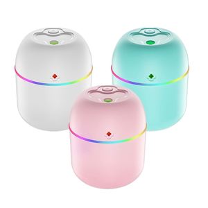 <b>Mini</b> Portable Usb Custom Colorful Small Plastic Led Light Home Air Humidifier for Room - Product Image 2