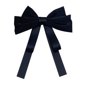 Fermagli per capelli con nappe con fiocco grande, neonate, bambini, donne, cotone, lino, fiocchi per capelli, accessori per fermagli a coccodrillo - Product Image 5