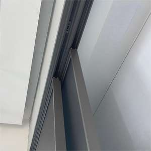 أبواب زجاجية منزلقة بإطار ألمنيوم ضيق جداً مقاومة للماء لغرفة المعيشة والمرآب، زجاج مزدوج مع معالجة حرارية - Product Image 4