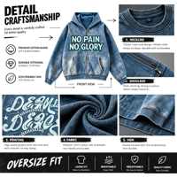 Hoodie zippé surdimensionné personnalisé pour homme, à faible MOQ, avec imprimé graphique délavé à l'acide, style streetwear vintage