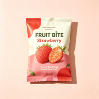 Sachet d'emballage alimentaire personnalisé imprimé pour barres énergétiques, barres protéinées, biscuits, fruits secs – Sachet oreiller thermosoudé OEM
