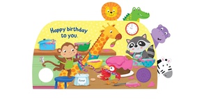 Libro <span class=keywords><strong>de</strong></span> canciones <span class=keywords><strong>de</strong></span> <span class=keywords><strong>feliz</strong></span> <span class=keywords><strong>cumpleaños</strong></span>, canta junto a <span class=keywords><strong>la</strong></span> <span class=keywords><strong>canción</strong></span>, libro <span class=keywords><strong>de</strong></span> tablero <span class=keywords><strong>de</strong></span> 1 botón con sonido - Product Image 2