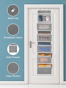 <b>Large</b> Capacity Over-the-Door Hanging Closet Organizer Wall Containers Collapsible Shelves Drawers High Capacity Storage System - Product Image 5