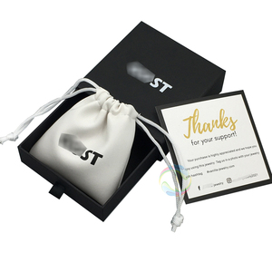 High Quality Black Custom LOGO Jewelry Gift <b>Paper</b> Sliding Drawer Cardboard Box - Product Image 1