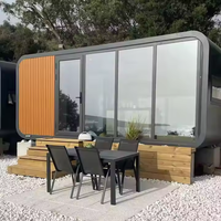 Casa Contenedor Prefabricada Móvil Apple Cabin, Estructura de Acero, Modular, Portátil, Ecológica, Villa Moderna de Lujo con Dormitorio