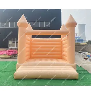 Cheap price China supplier white inflatable air bounce house jumping castle for purchase
