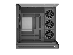 Caja de Juego ATX con Panel Frontal de Vidrio Templado Curvo, Lista para <span class=keywords><strong>BTF</strong></span>, Admite Refrigeración por Agua de 360 mm y GPU de 430 mm de Largo - Product Image 6